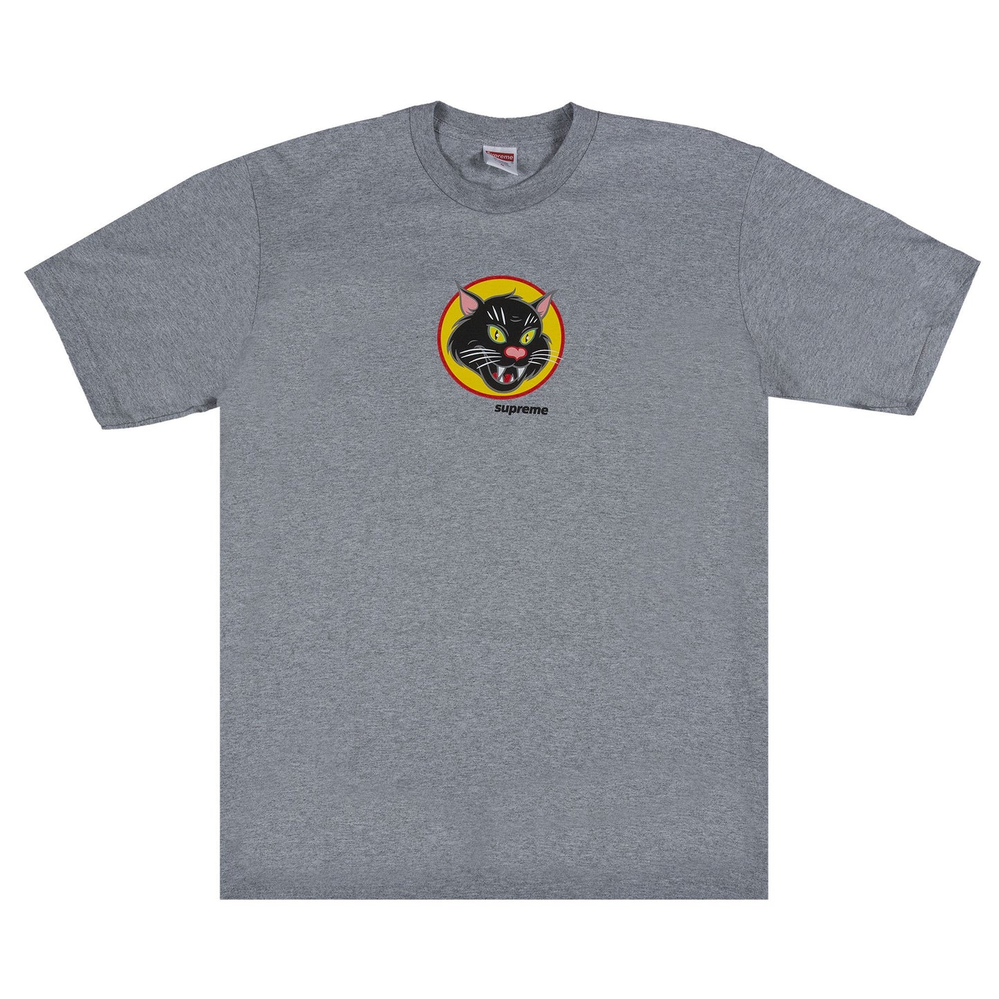 Supreme Black Cat Tee 'Heather Grey'