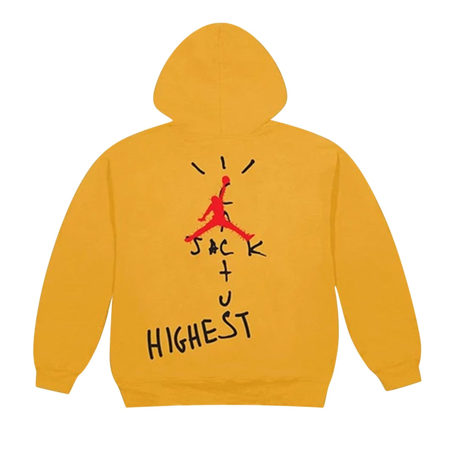 Travis Scott Jordan Cactus Jack Highest Hoodie Gold