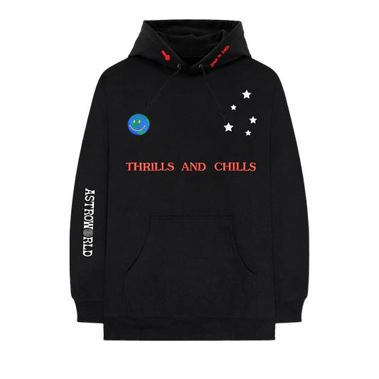 Travis Scott Astroworld Scattered Hoodie Black