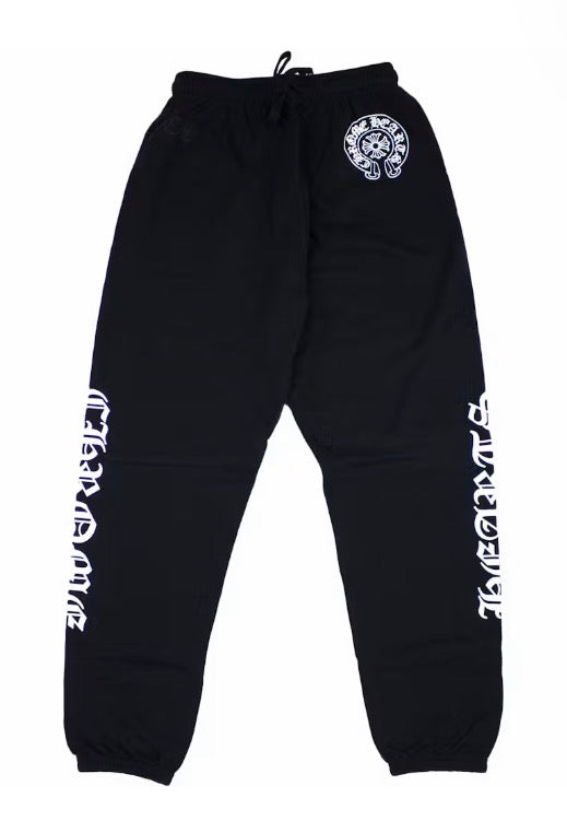 Chrome Hearts Horse Shoe Logo Sweatpants Large