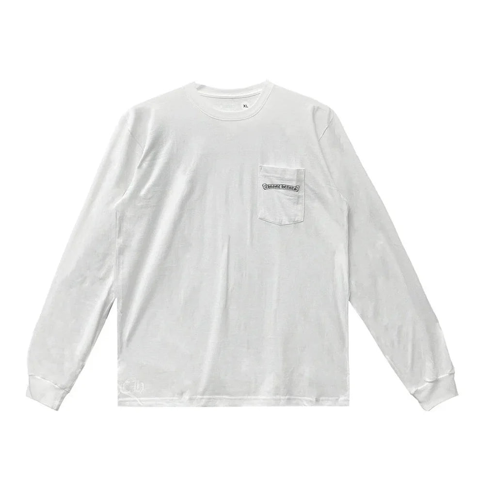 Chrome Hearts USA Logo White Long Sleeve Medium