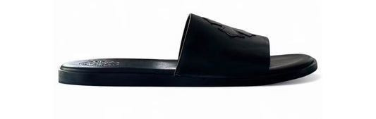 Chrome Hearts Leather Slides EU 46