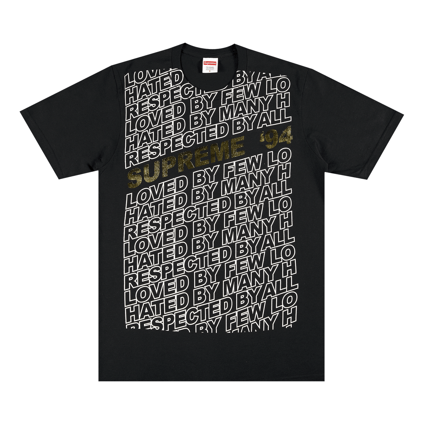 Supreme Respected Tee 'Black'