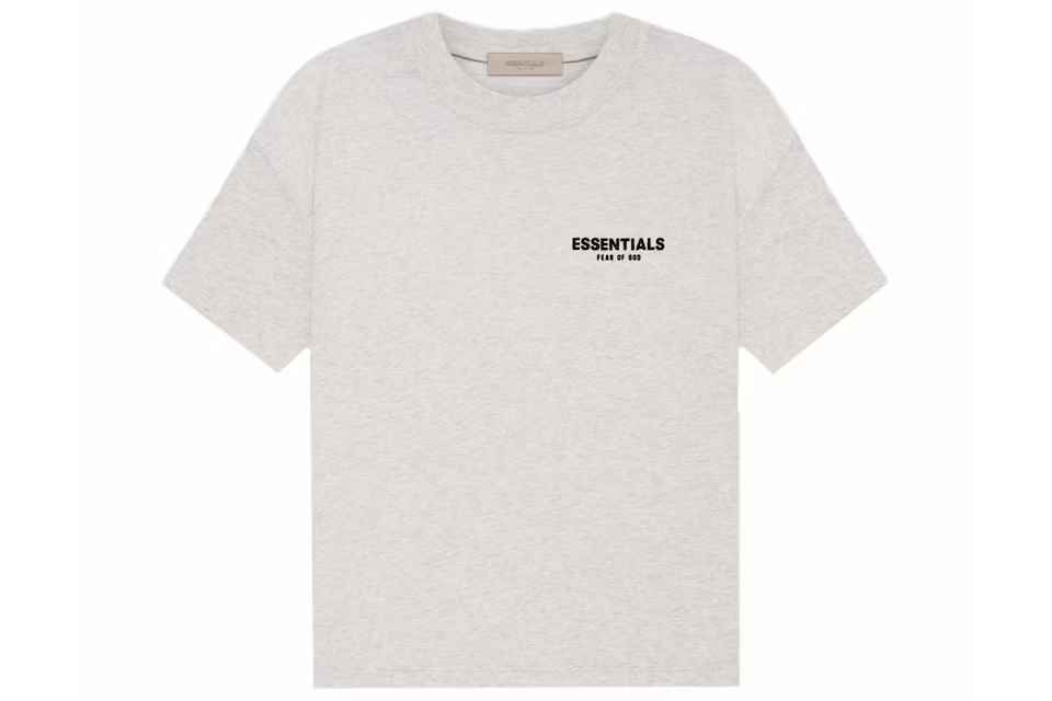 Fear of God Essentials T-shirt (SS22) Light Oatmeal POS
