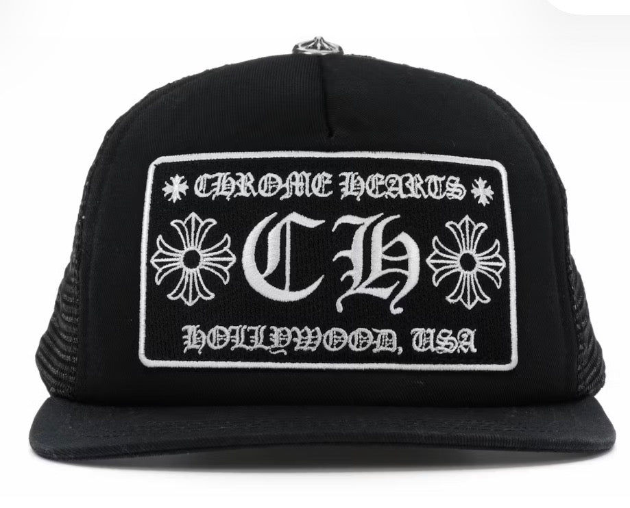 Chrome Hearts CH Hollywood Trucker Hat