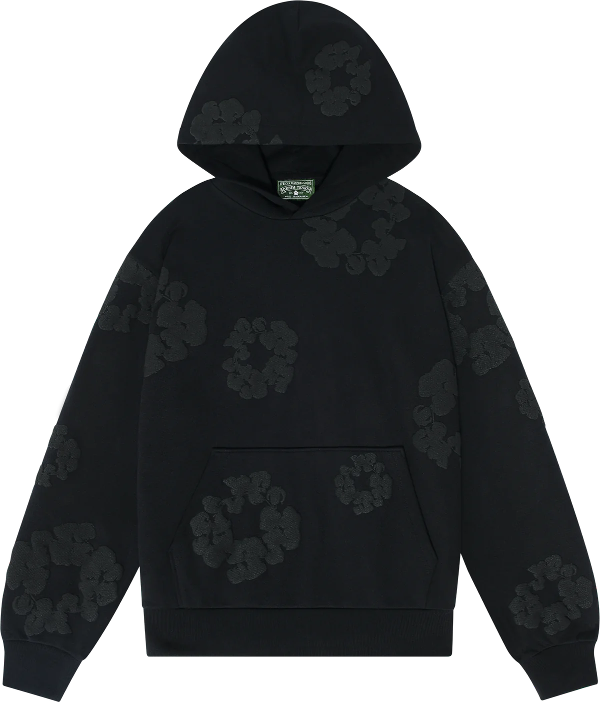 Denim Tears Black Chrome Hoodie S-XXL