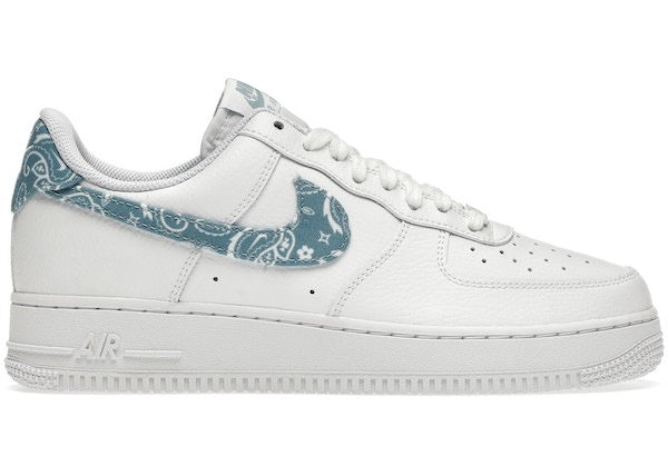 Nike Air Force 1 Low '07 Essential White Worn Blue Paisley (Women's) POS