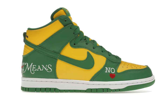 Nike SB Dunk High Supreme By Any Means Brazil POS