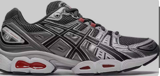 ASICS Gel-Nimbus 9 Graphite Grey Red POS