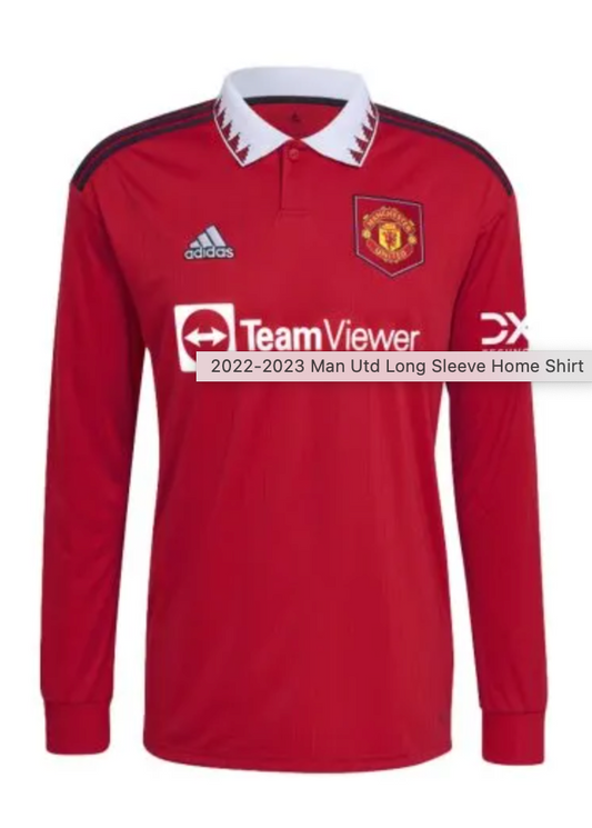 Man Utd Long Sleeve Home Shirt POS