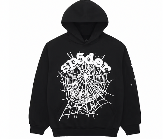 Sp5der OG Web Hoodie Black POS