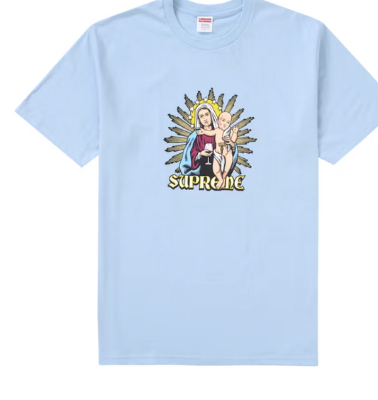 Supreme Blood Tee Powder Blue POS