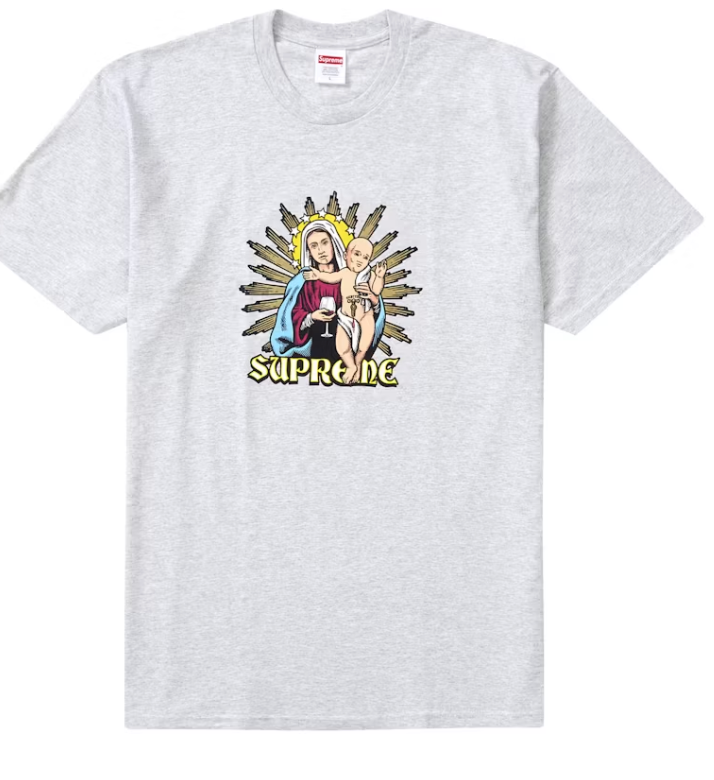 Supreme Blood Tee Ash Grey POS