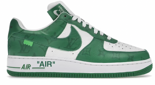 LV Nike AF1 Low Virgil Abloh White Green