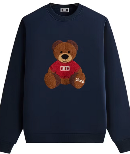 Kith Kithmas Teddy Nelson Crewneck Nocturnal
