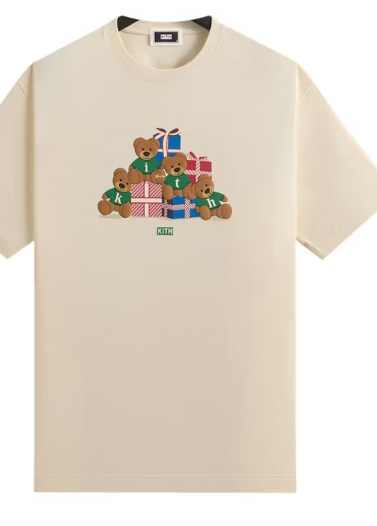 Kith Kithmas Teddy Tee Sandrift