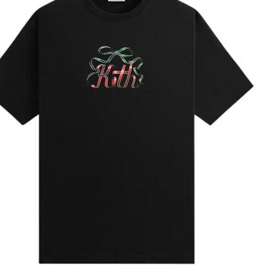 Kith Kithmas Ribbon Tee Black
