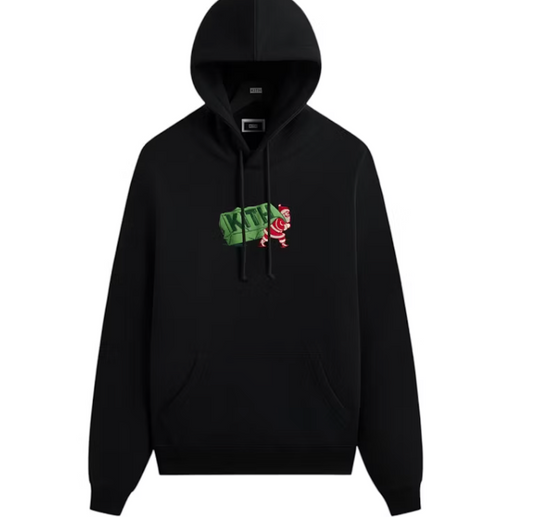 Kith Kithmas Comic Santa Williams III Hoodie Black