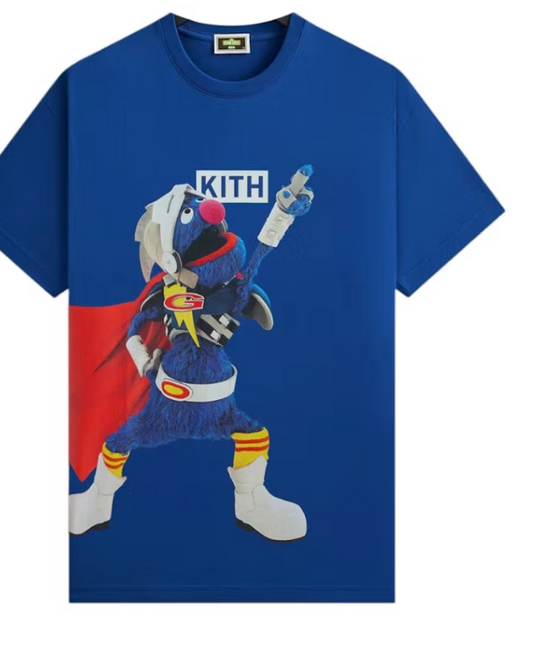 Kith x Sesame Street Super Grover Tee Current