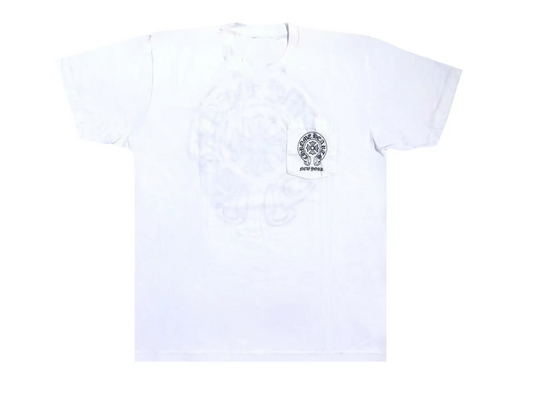 Chrome Hearts New York Horseshoe Pocket Tee 'White' sz M