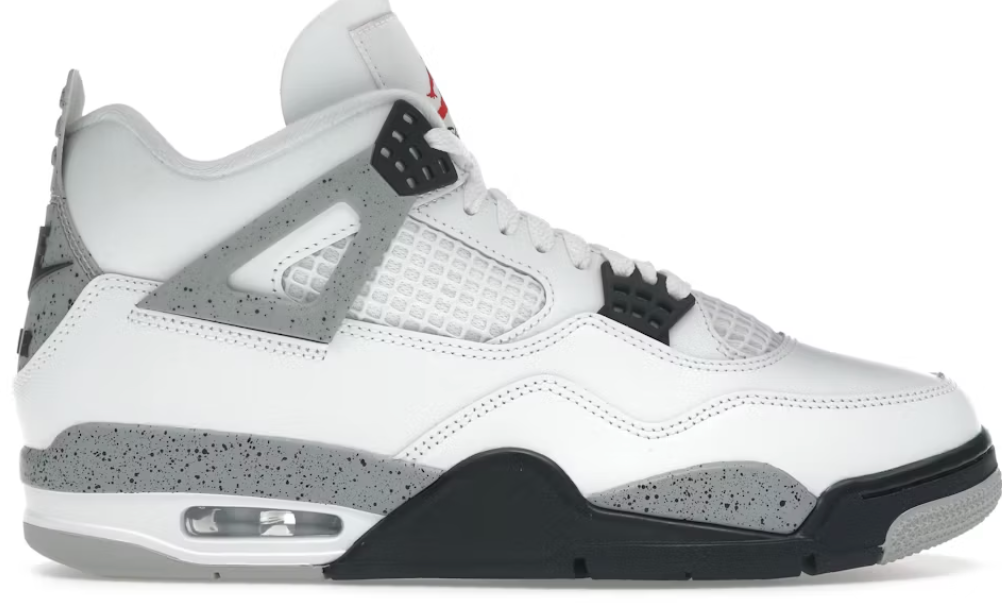 Jordan 4 Retro White Cement '25 (8-13)