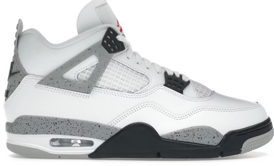 Jordan 4 Retro White Cement '25 (8-13)