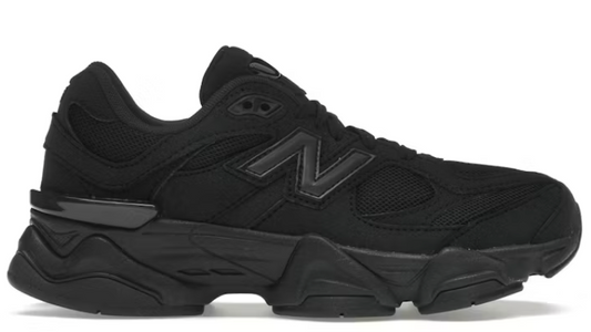 New Balance 9060 Triple Black GS 4Y- 7Y