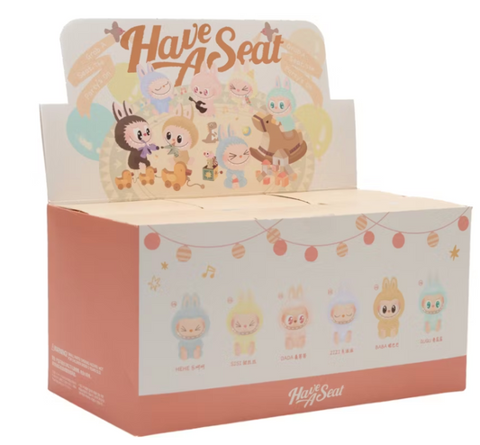 Pop Mart Labubu The Monsters Have a Seat Vinyl Plush Sealed Case