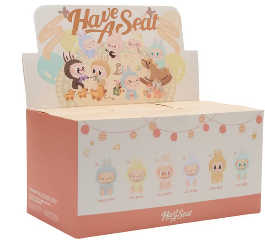Pop Mart Labubu The Monsters Have a Seat Vinyl Plush Sealed Case (Single)