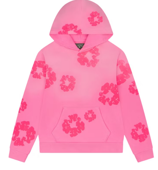 Denim Tears Mono Cotton Wreath Hoodie Pink