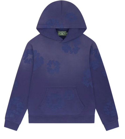 Denim Tears Mono Cotton Wreath Hoodie Washed Blue