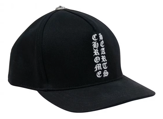Chrome Hearts Vertical Logo Hat Black