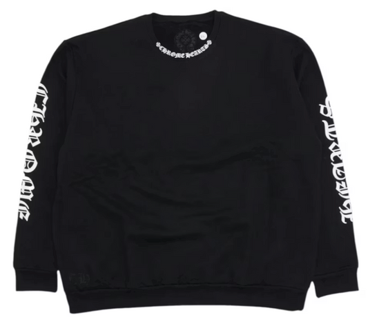 Chrome Hearts Neck Logo L/S Sweatshirt Black M / L