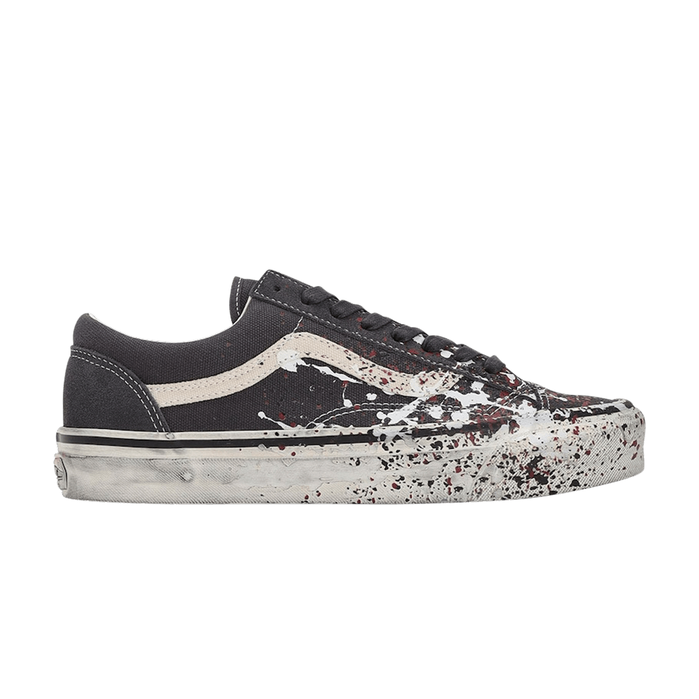 Vans Premium Old Skool 36 Paint Splatter Charcoal Grey