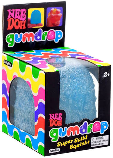 NeeDoh Gumdrop Squishy Fidget Toy Blue